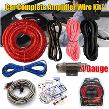 4 Gauge Car Audio Cable Kit Amplifier Install Amp RCA Subwoofer Sub Wiring 2300W