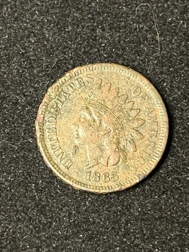 1865 indian head cent Vf Details