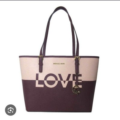 Michael Kors Jet Travel ''Love'' Tote older, limited-edition release
