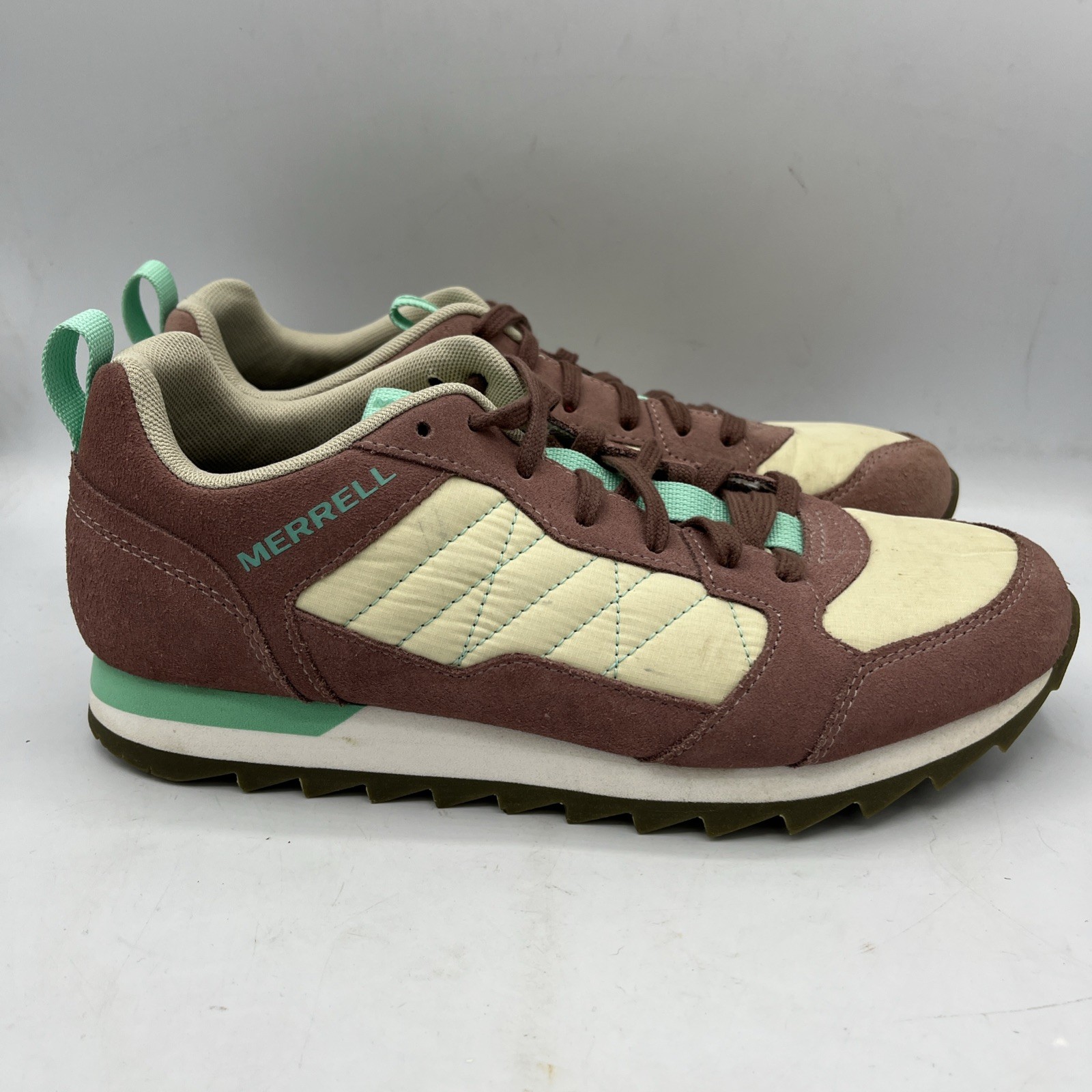 Merrell Scarpe Donna 9.5 Alpine Escursionismo Sneakers Basse J002600 Burlwood Rosa