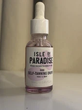 Isle of Paradise Face & Body Self Tanning Drops Dark - 1.01 Oz NEW