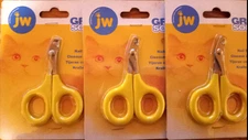 JW  Pet Supplies cat nail scissors - set of 3. Brand new, still in packaging