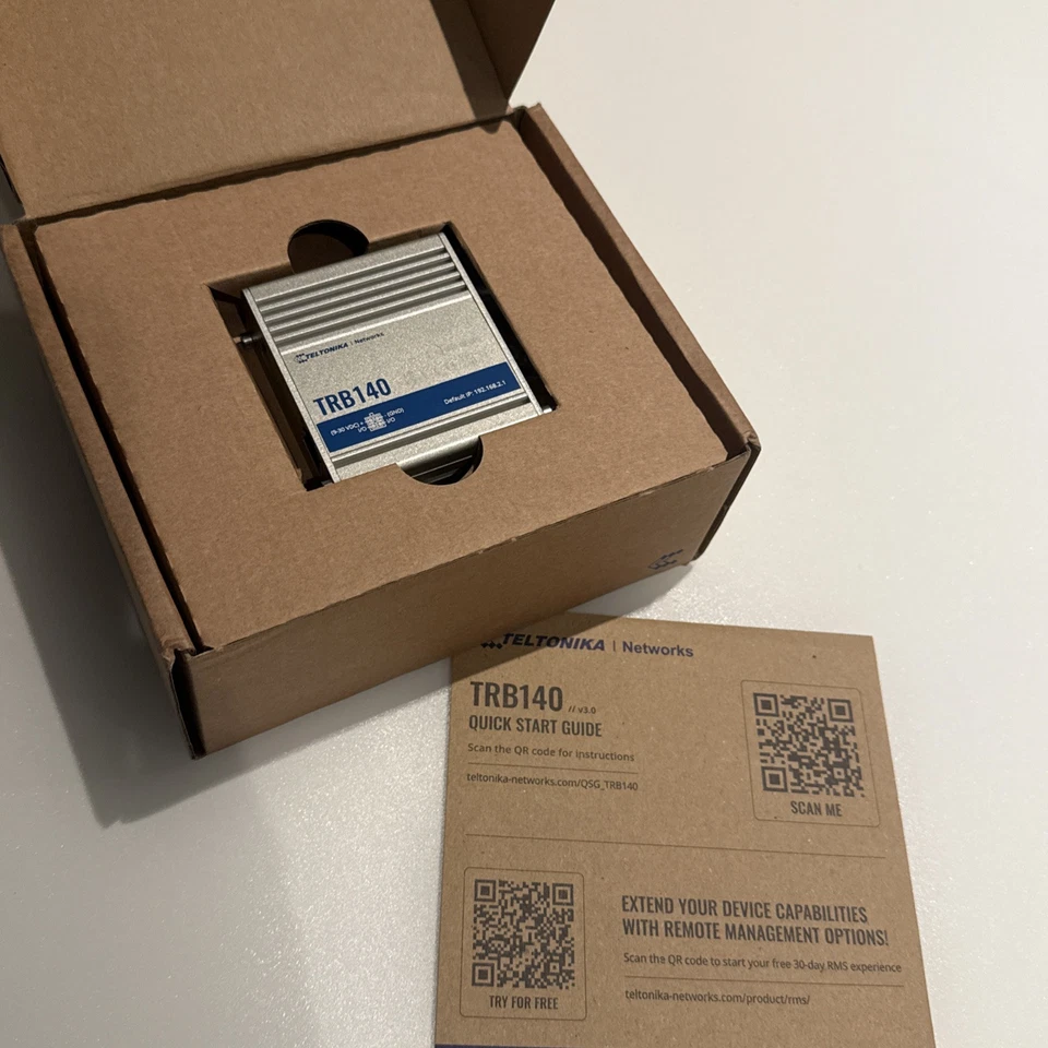 Teltonika TRB140 4G/LTE, 3G/2G Industrial Router Fast Post VAT Registered Seller - Image 4 of 4