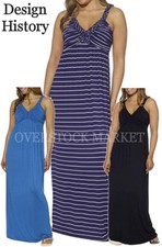 NEW WOMENS DESIGN HISTORY SOFT FEEL STRETCH MAXI DRESS BRAIDED STRAPS VARIETY