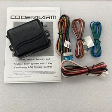 NEW CODE ALARM CA-1553 MODULE & WIRING REMOTE START KEYLESS SYSTEM