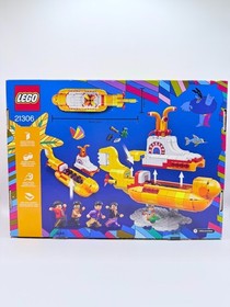 LEGO Ideas The Beatles Yellow Submarine 21306 - 99% Complete w/ Box, Retired