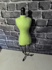 Decorative Mini Dress Form Doll Mannequin Jewelry Stand Damask Pattern R8