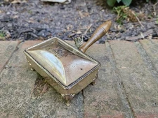 Vtg F.B. Rogers Silver Plate Footed Silent Butler