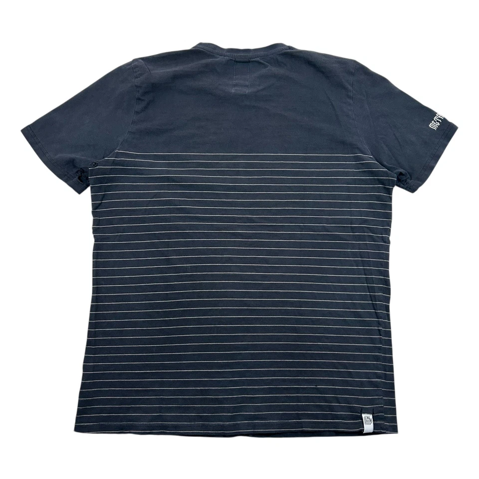 Camisa De Colección Y2k Metal Mulisha Rayas Para Hombre Talla Grande Gótica Grunge Patinador Alt Punk Foto 2 de 4