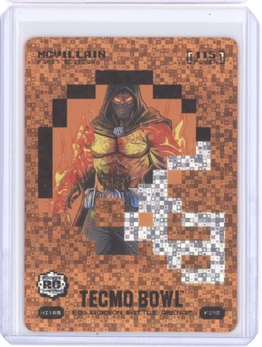 MCVILLAIN 2026 BO JACKSON BATTLE ARENA TECMO BOWL HELMET ICON BF ROOKIE RC Q1078