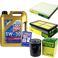 Inspektionspaket 5L Liqui Moly Longlife 5W-30 FüR Toyota Celica 1.8 16V Vt-I