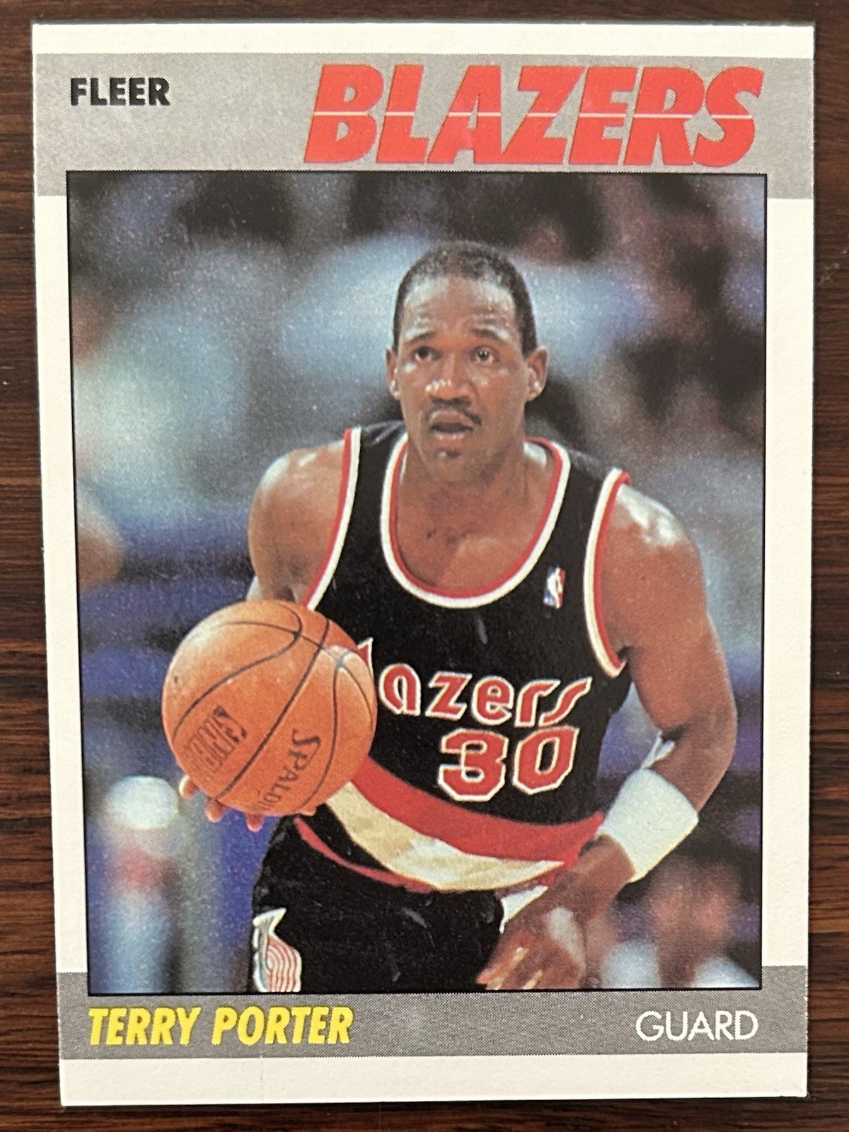 1987-88 Fleer - SET BREAK #89 Terry Porter  NBA Basketball -NM/MT+