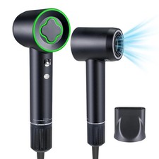 High Speed Hair Dryer 1600W Ionic Blow Dryer with 1100 RPM Brushless Motor 22m/s