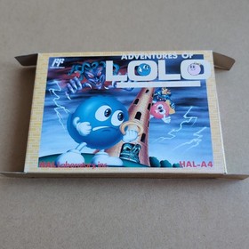 Adventures of Lolo W/Box Manual Famicom FC NES Rare Retro Good Used Game NTSC-J