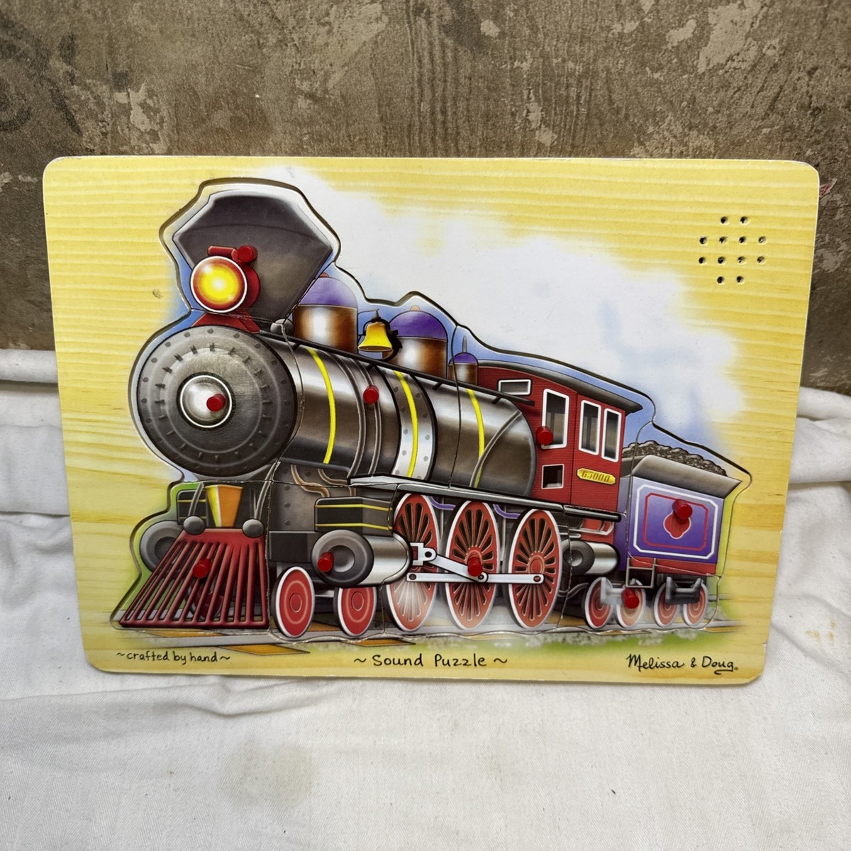 Melissa And Doug Train Puzzle Melissa Doug Wooden Puzzle, Vehicle