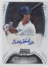 2011 Bowman Sterling Prospect Auto Bubba Starling #BSP-BST Auto 4n0