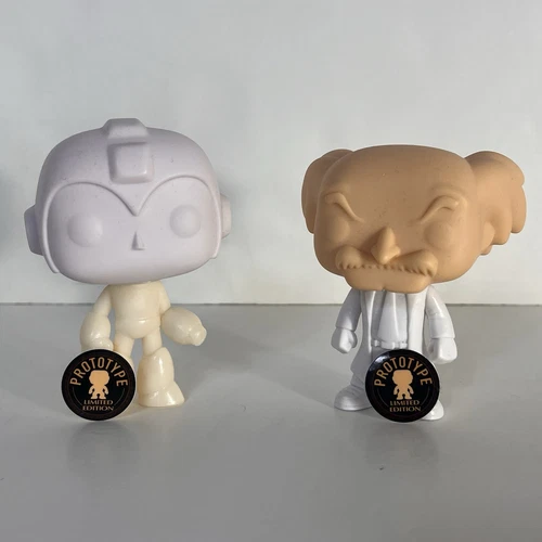 Authentic Prototypes Funko Pop Mega Man 102 Dr Wily 105 Bought from Smeye World