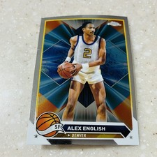 2024 Alex English Topps Chrome #26, F, Denver, NBA, HoF Basketball Card