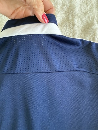 Adidas Zip Up Jacket Womens Size Small Blue Climacool 3 Stripes Pockets - Picture 8 of 8