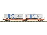 Fleischmann 6660104 - GüTerwagen Doppeltaschen-Gelenkwagen T3000E Wascosa Ep.Vi