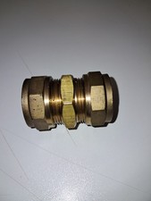 22mm Brass Compression Slip Coupling Copper Pipe Repair Sliding Connector DIY
