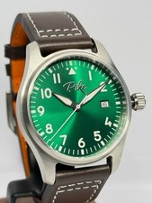 Handgefertigte Fliegeruhr Baumuster A, 39mm, ...