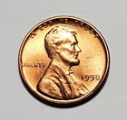 1958 P LINCOLN WHEAT PENNY UNC #P3383