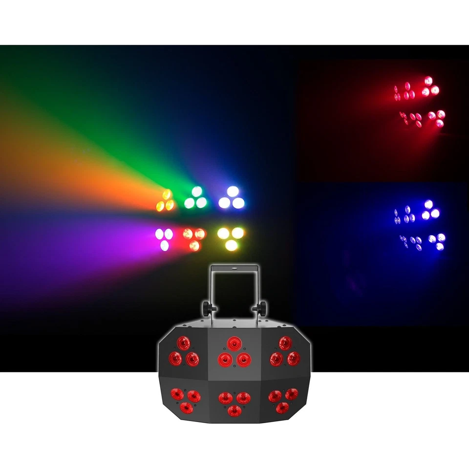 (2) Chauvet DJ Wash FX 2 RGB+UV Eye Candy Effect Wash Lights+DMX Controller - Image 3 of 4