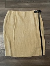 Lauren LRL Ralph Lauren Women's Skirt Linen Viscose Size 8