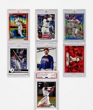 Braves Ronald Acuna Jr PSA 10 Riley Harris Chipper Olson Albies Lot