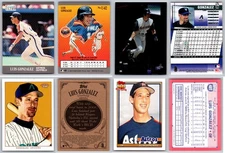 Luis Gonzalez 4 Card Lot - Rookie Arizona Diamondbacks Hall of Fame Astros RC