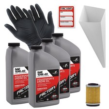 Factory Racing Parts SAE 10W-40 4qt Oil Change Kit Fits Yamaha Moto-4 (YFM350ER) 37.99 per gallon