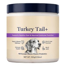 Puppy Lab Co Turkey Tail Mushroom Turkeytail Mushroom  Probiotics Powder