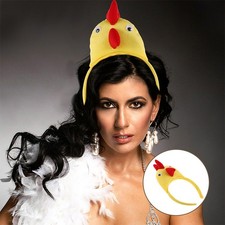  2 Pcs Accessoire De Costume Poulet Serre-têtes Bandeau Pour Halloween