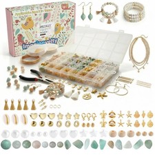 1920PCS Jewelry Making Kit with Natural Amazonite Stone Beads, Irregular Chip...