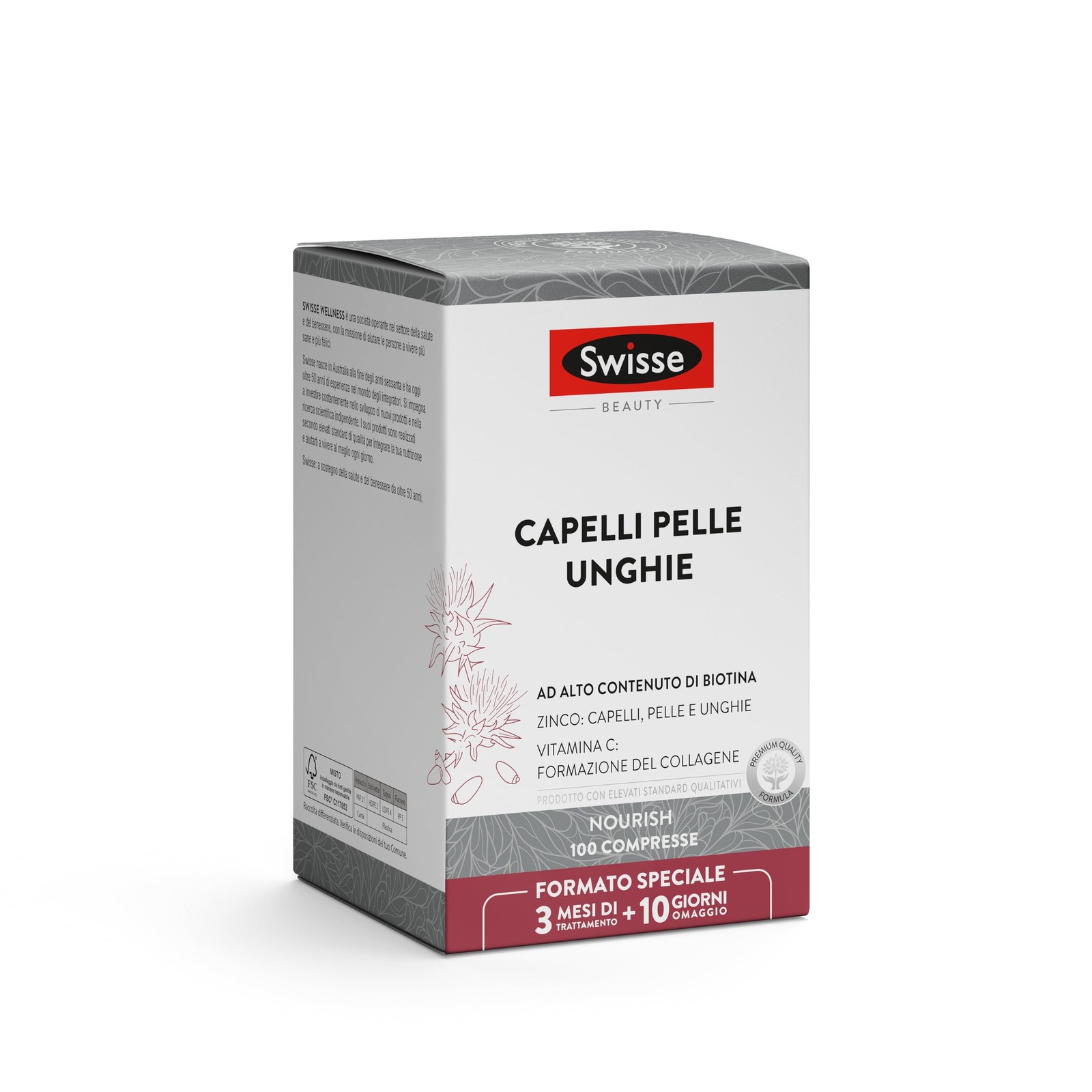 Swisse Capelli Pelle Unghie Recensioni: Funziona Davvero? 100 Compresse
