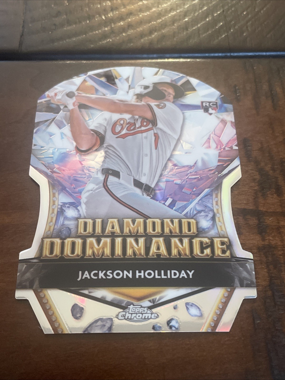 2024 Topps Chrome Update Jackson Holliday RC Diamond Dominance Orioles SSP