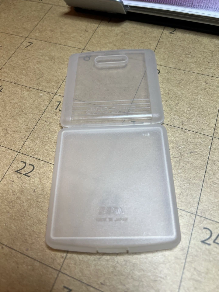 Sega Game Gear Authentic OEM Game Case Good Shape Lot of 3 - Image 2 of 3