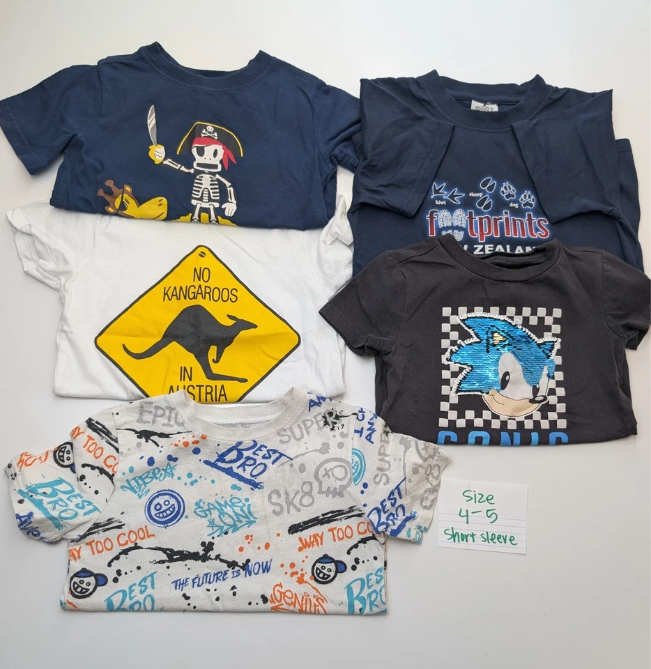 21 Pieces Boy Size 4 /5/6 Various Mixed Brands Long Sleeves Pants Clothing Lot - Image 3 of 4