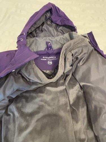 Free Country Radiance Purple Gray Women’s L 3 In 1 Ski Systems Coat - Picture 4 of 14