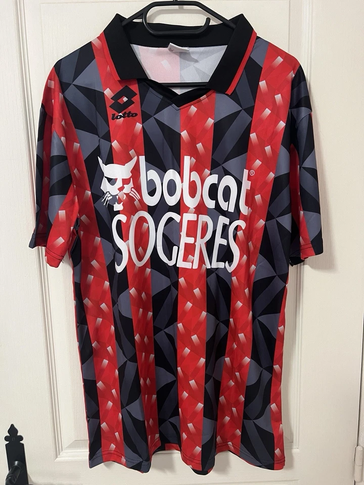 Maillot Ogc Nice 94/95 Lyazid Sandjak - Photo 1/4
