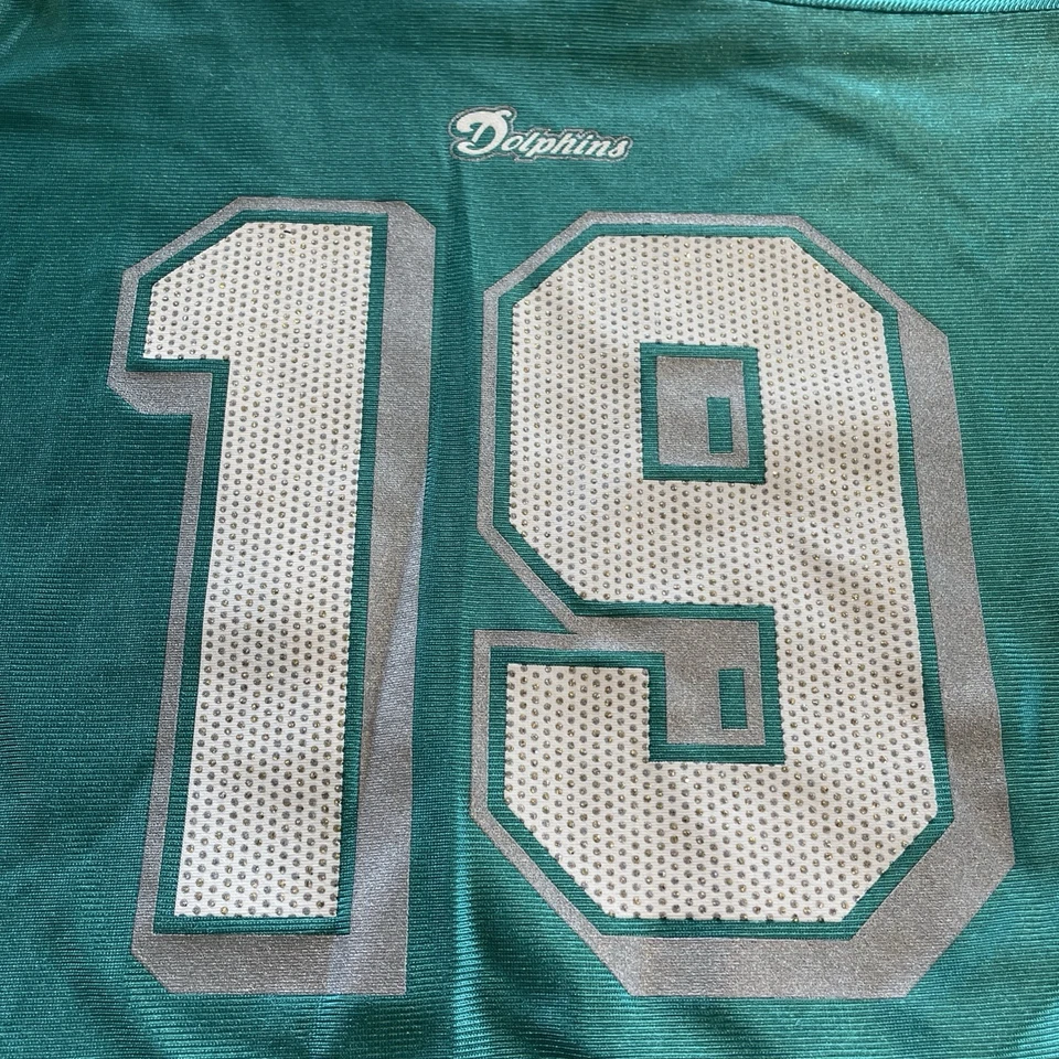 Camiseta deportiva para mujer Miami Dolphins Brandon Marshal, caja abierta/exhibición usada. No desparasitado Foto 2 de 4