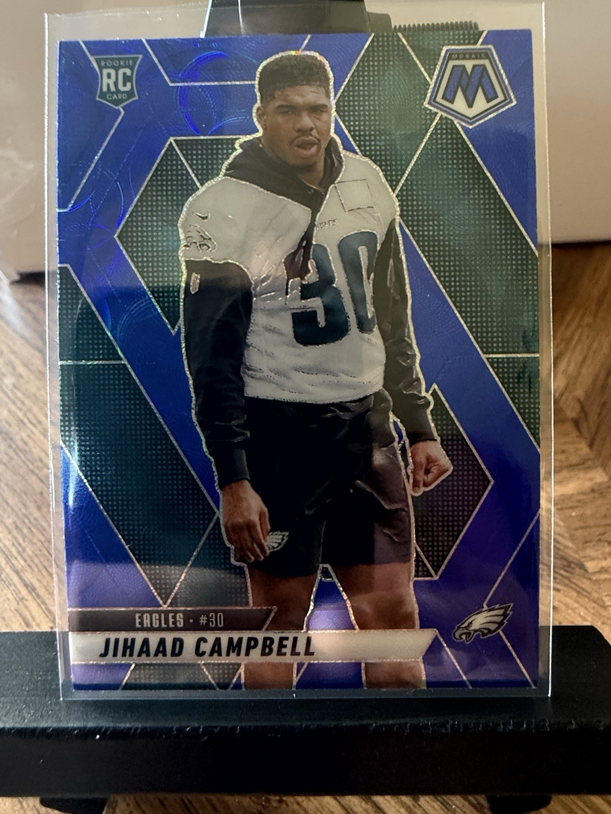 2025 Panini Mosaic - Rookies Jihaad Campbell #341 Blue Scope Prizm (RC)