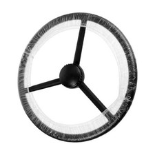 500Pcs Disposable Car Steering Wheel Covers Clear Plastic Universal Steering