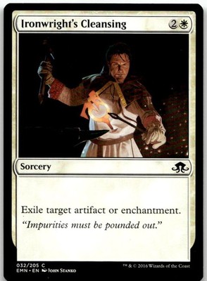 Ironwright's Cleansing 32 Common Eldritch Moon Magic: The Gathering Near Mint