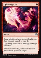 Lightning Axe~170/297~LP~Shadows Over Innistrad~MTG