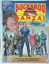 Marvel Comics Marvel Super Special Issue 33 Buckaroo Banzai Copper Age Movie Ad…