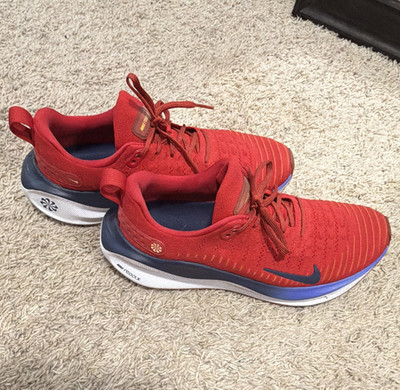 Nike ReactX Infinity Run 4 Low Top Lace-Up FlyKnit Red/Blue/White DR2665