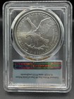 2022-w $1 SILVER EAGLE PCGS MS69 FIRST STRIKE STRUCK AT WEST POINT FLAG LABEL — photo 2
