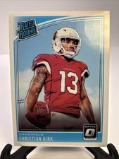 Christian Kirk 2018 Donruss Optic Rated Rookie RC #163  Football Card Jaguars. rookie card picture